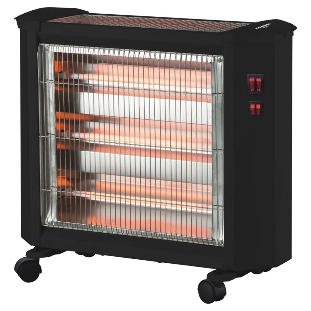 Radiator quartz Hausberg HB 8800, 2000 W, 4 tuburi quartz, 2